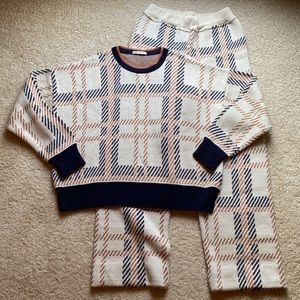 SVF Sweater Set. Top Size Small Bottom Size Medium. NWT.
